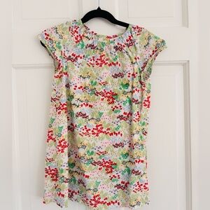 Hanna Andersson Floral Dress - Red, Green, White Size: 4